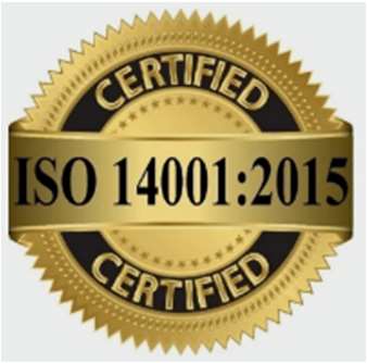 ISO 14001:2015 Certificate