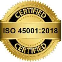 ISO 45001:2018 Certificate